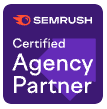 Semrush Certified Agency Partner badge